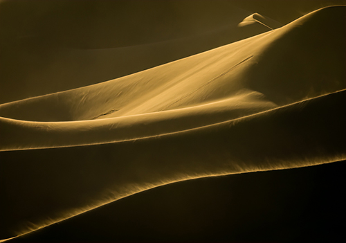 Great Sand Dunes At Sunset